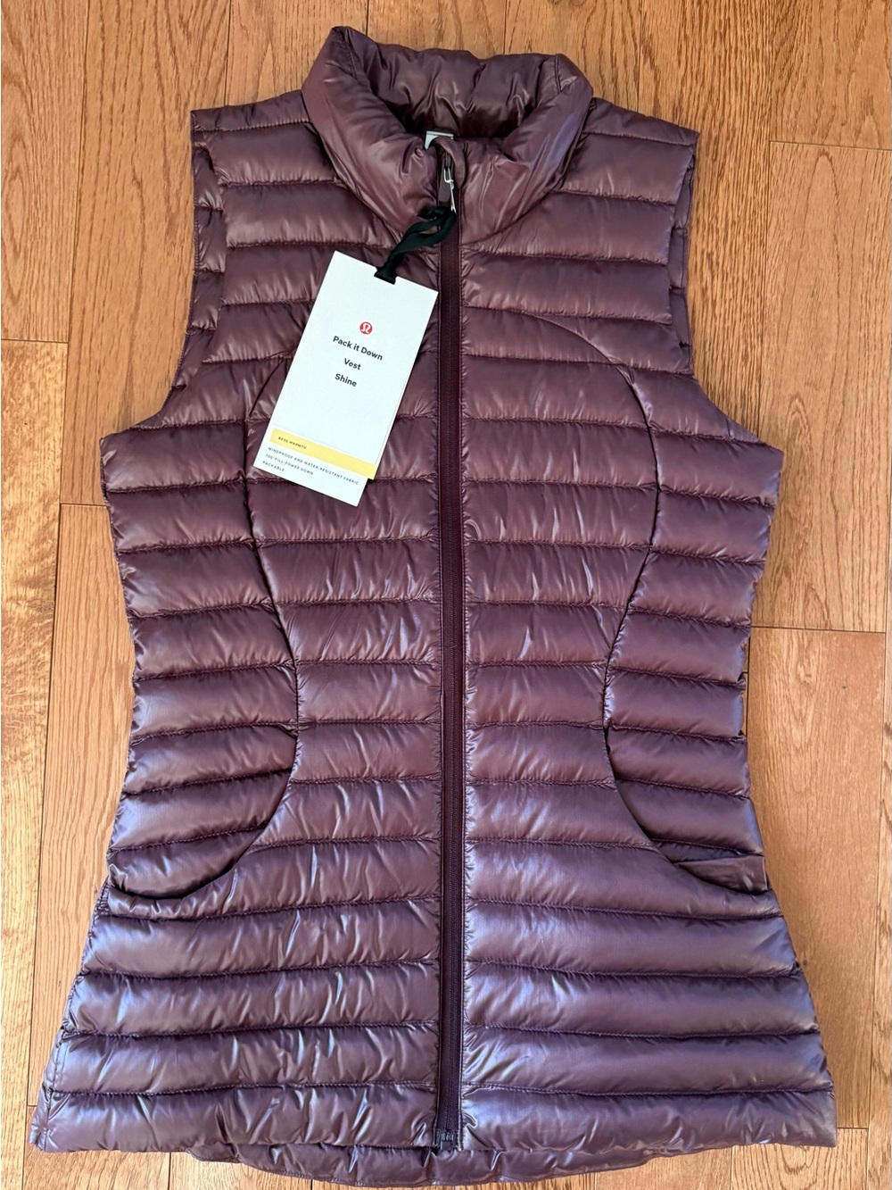 Lululemon size 2 NWT pack it down vest